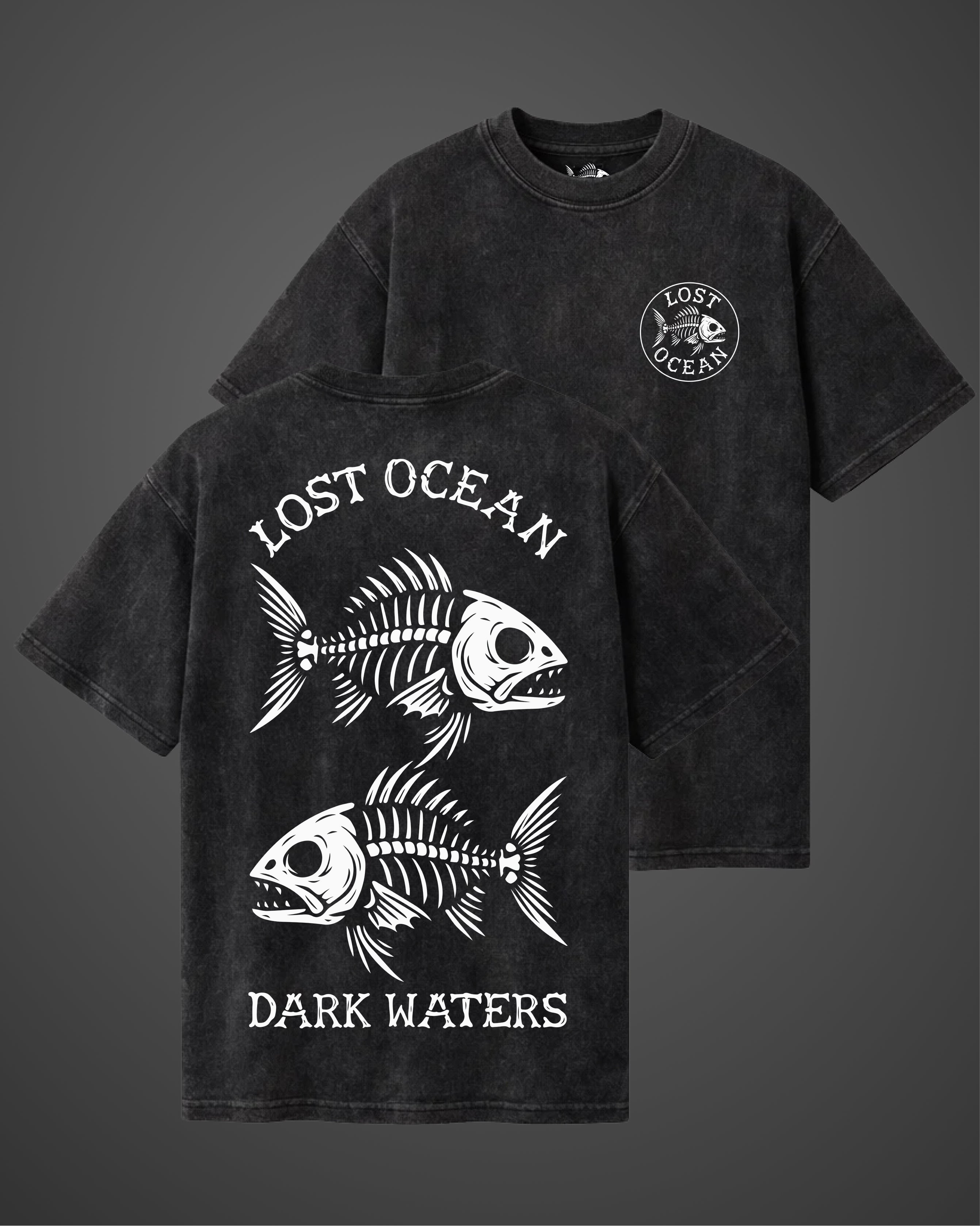 Twin Fish WASHED Tee