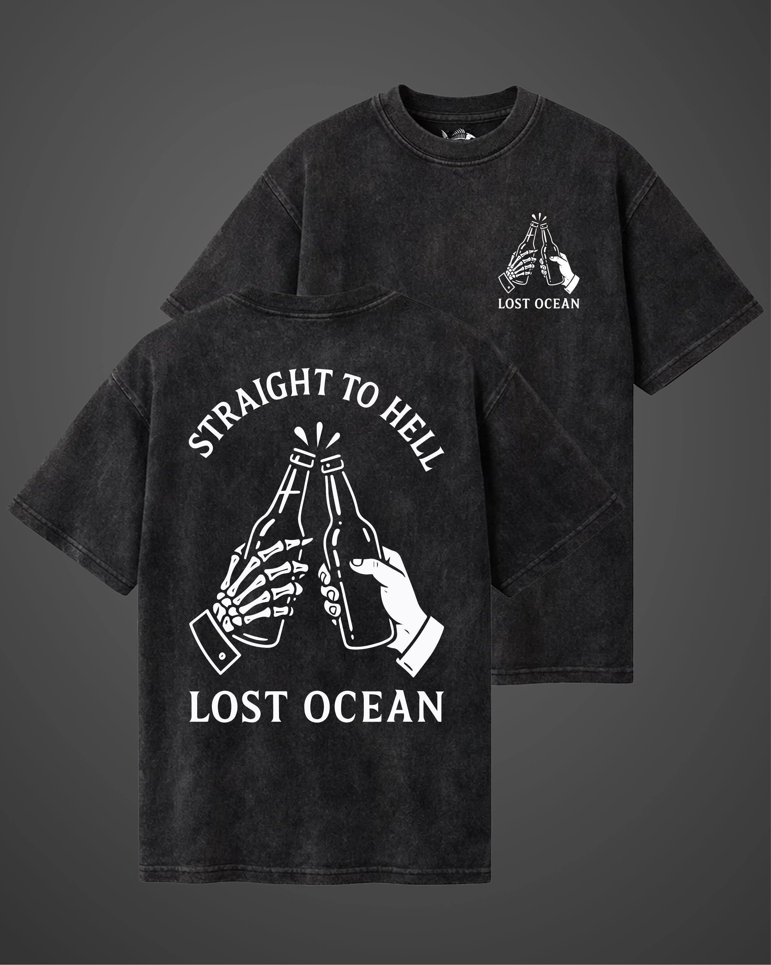 Straight To Hell WASHED Tee