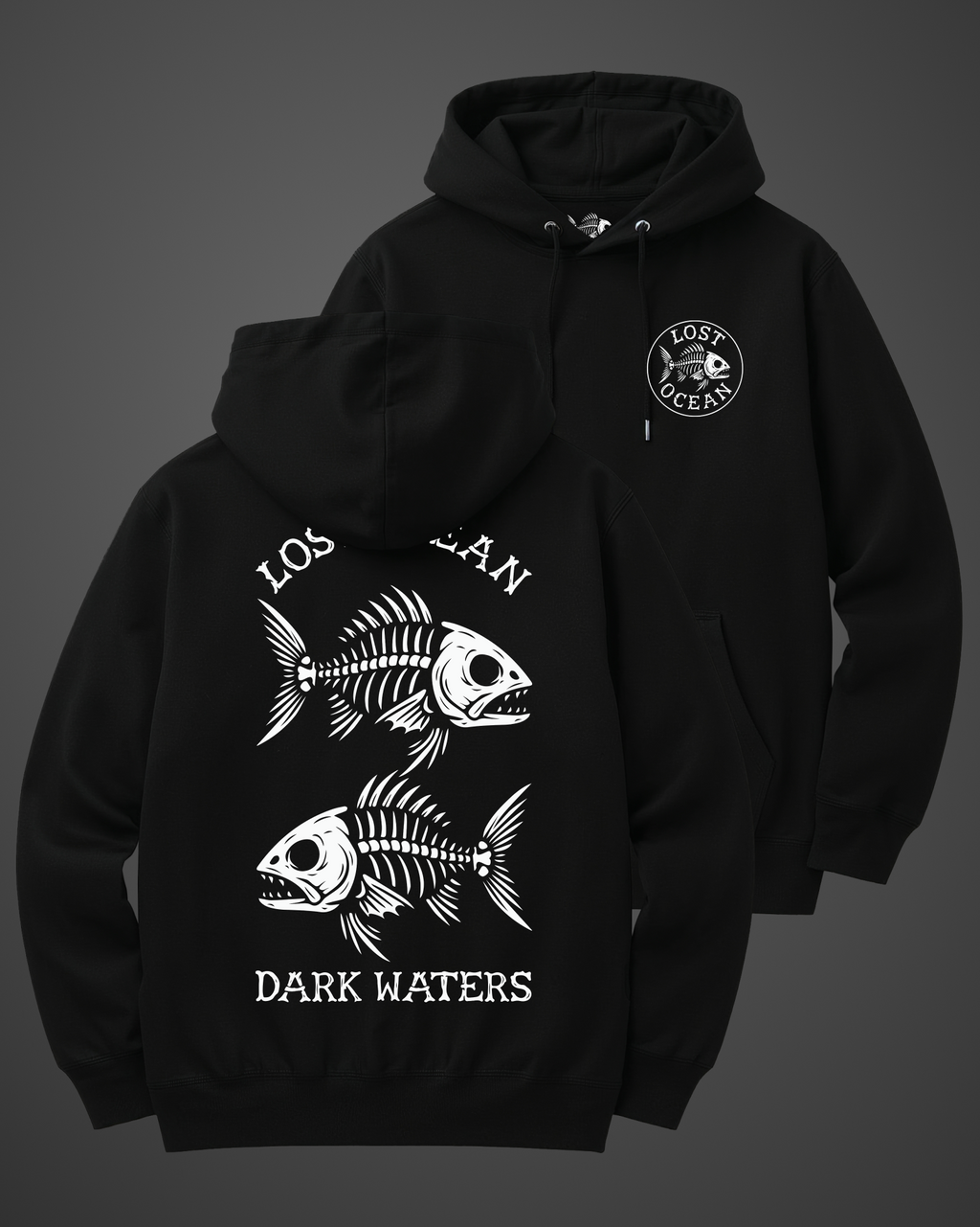 Twin Fish Hoodie