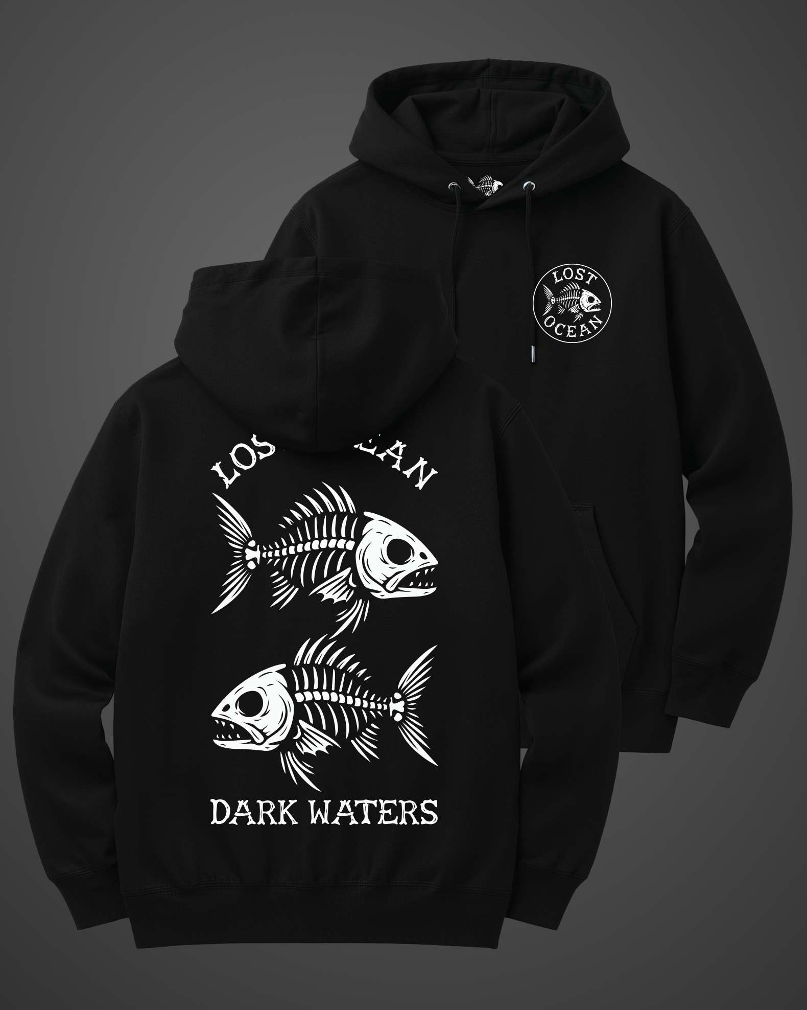 Twin Fish Hoodie