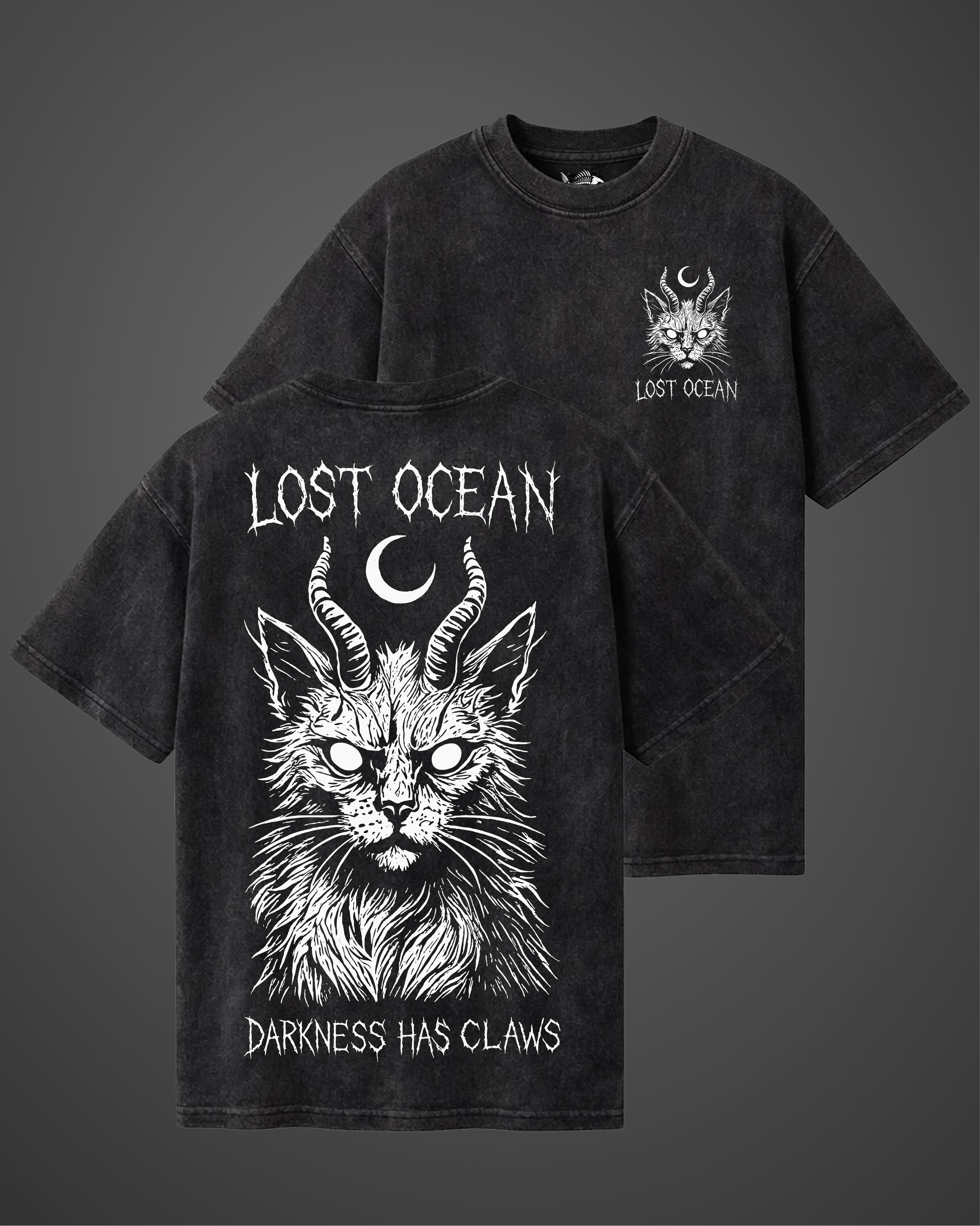Darkness Has Claws WASHED Tee
