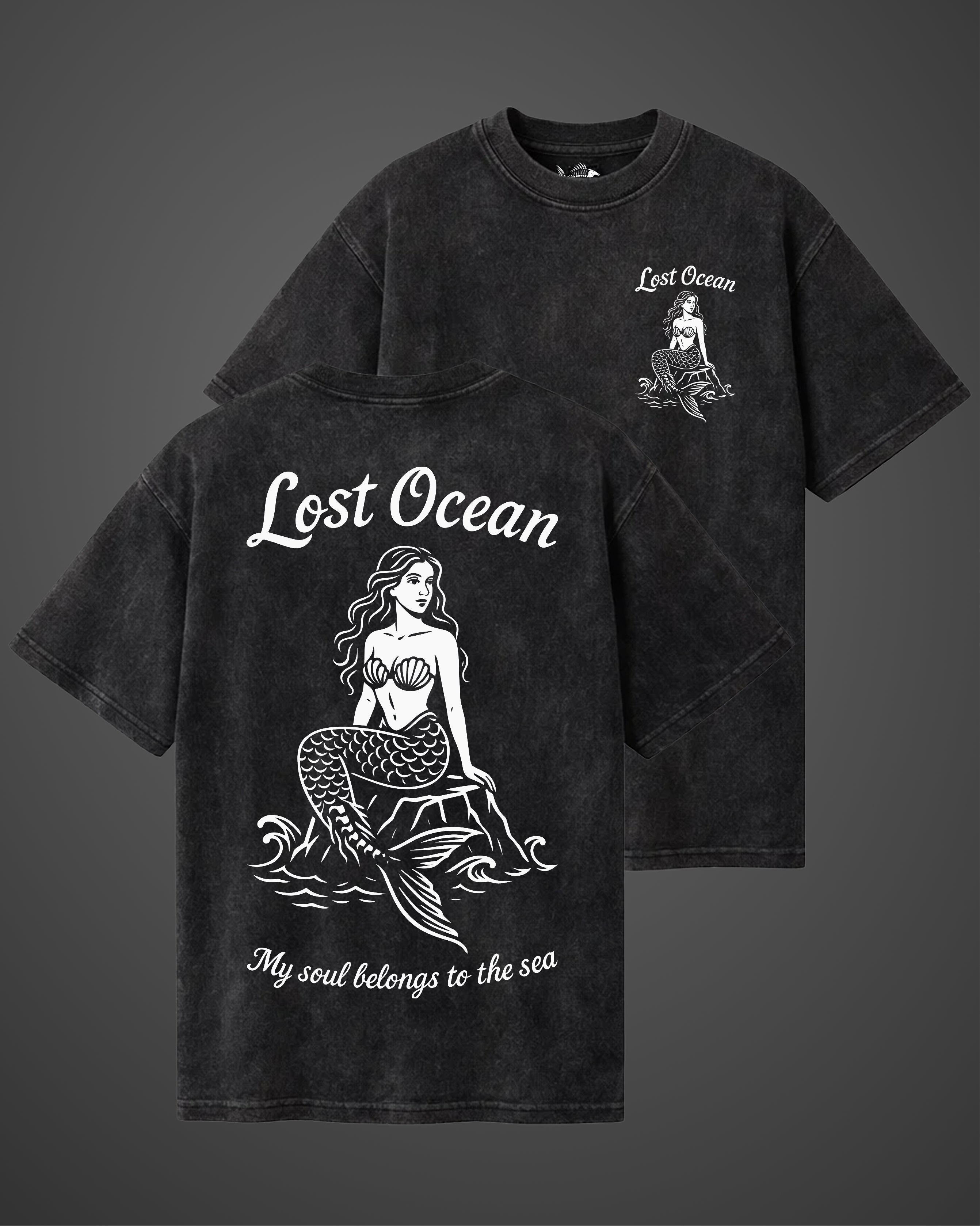 My Soul Belongs To The Sea WASHED Tee