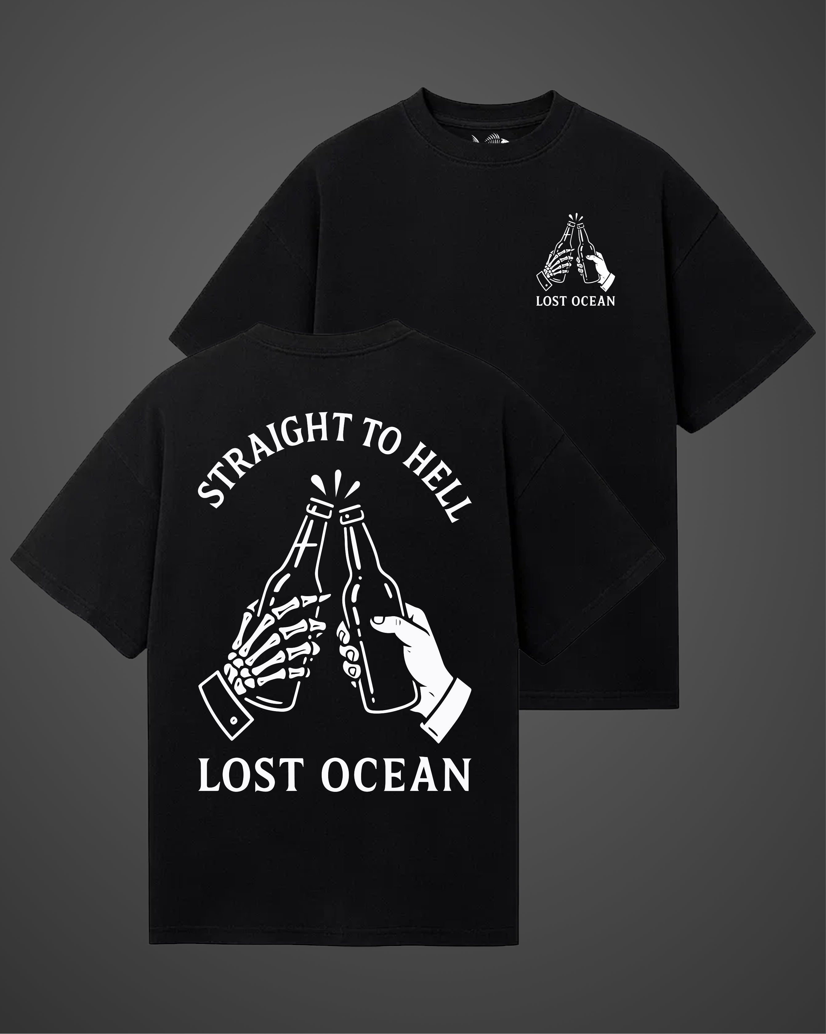 Straight To Hell OVERSIZED Tee