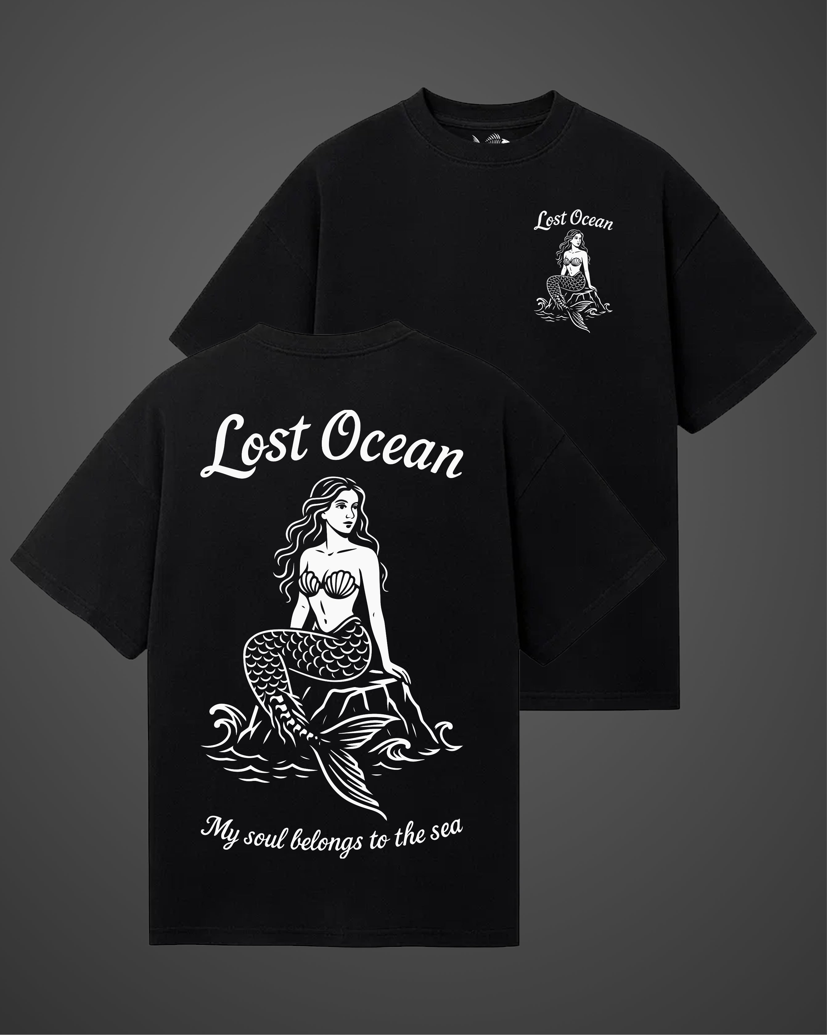 My Soul Belongs To The Sea OVERSIZED Tee